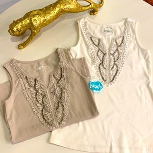 NWT Inc Beach tank tops, Never worn. Size M